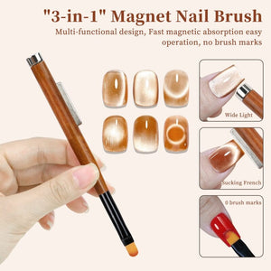 3 in 1 Magnetic Stick Nail Brush Tools & Accessories No Brand 