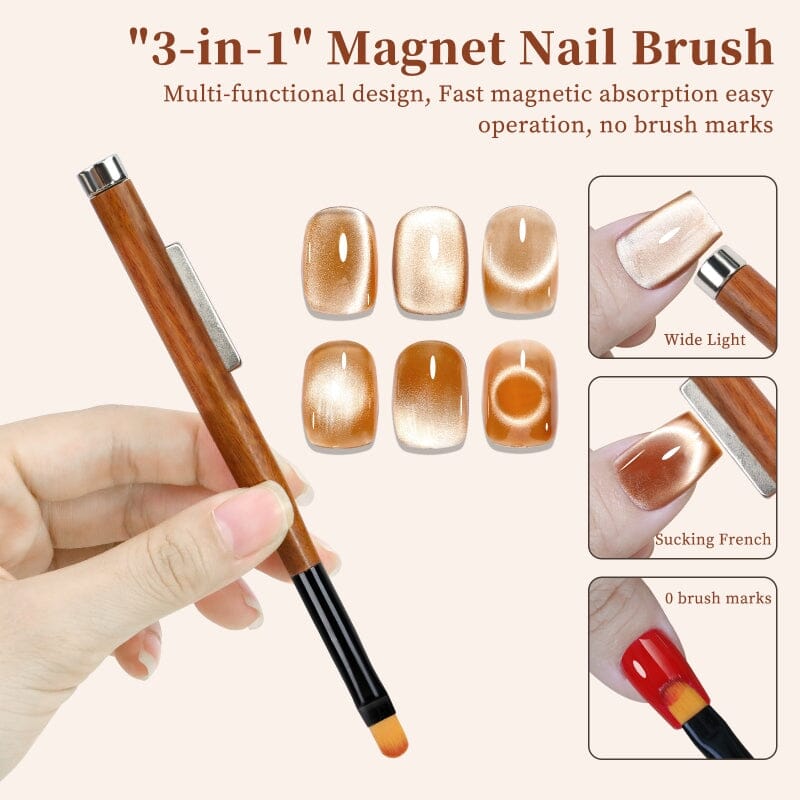 3 in 1 Magnetic Stick Nail Brush Tools & Accessories No Brand 