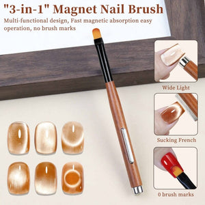 3 in 1 Magnetic Stick Nail Brush Tools & Accessories No Brand 
