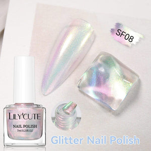 Glitter Nail Polish 7ml Nail Polish LILYCUTE SF08 