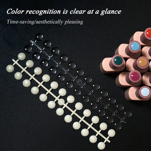 120pcs Round Natural Display False Nail Tips Nail Tips No Brand 