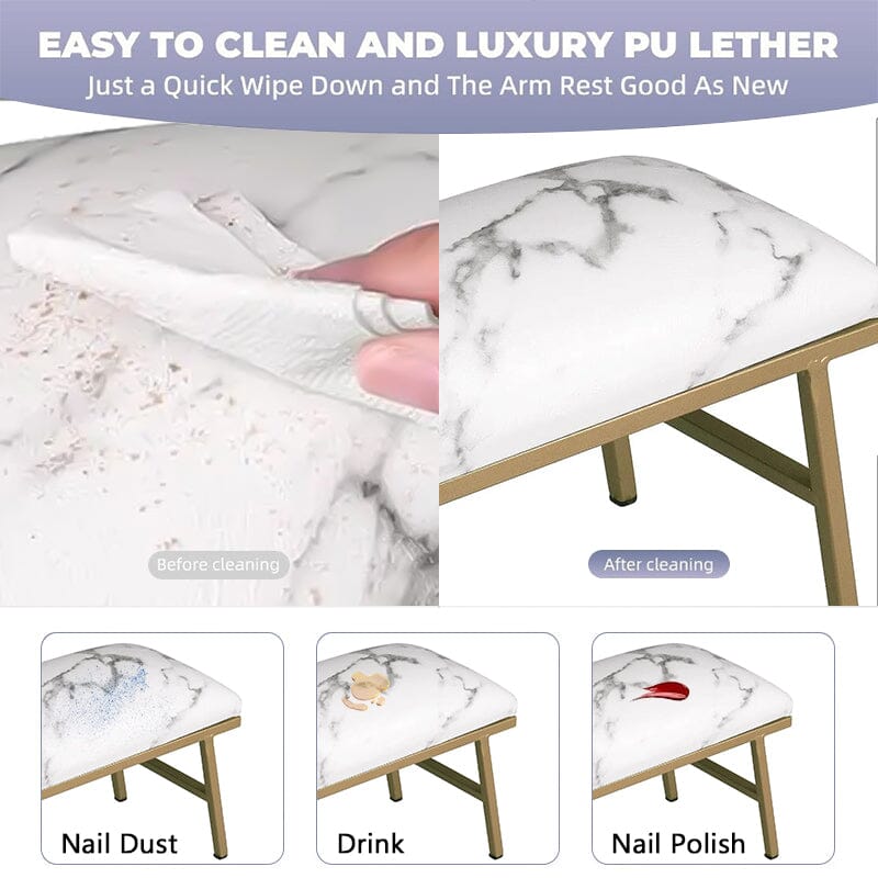 Nail Hand Rest Pillow with Mat Clearance No Brand 