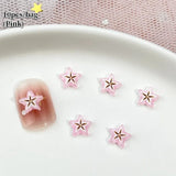 10pcs Starfruit Plastic Nail Art Decorations Clearance No Brand 06 