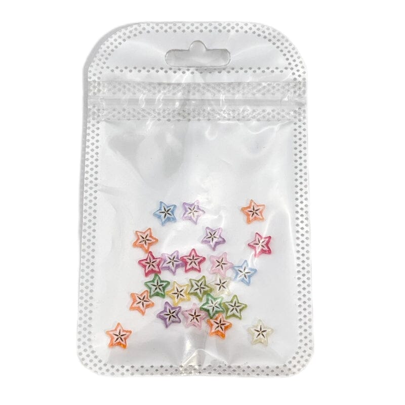 10pcs Starfruit Plastic Nail Art Decorations Clearance No Brand 