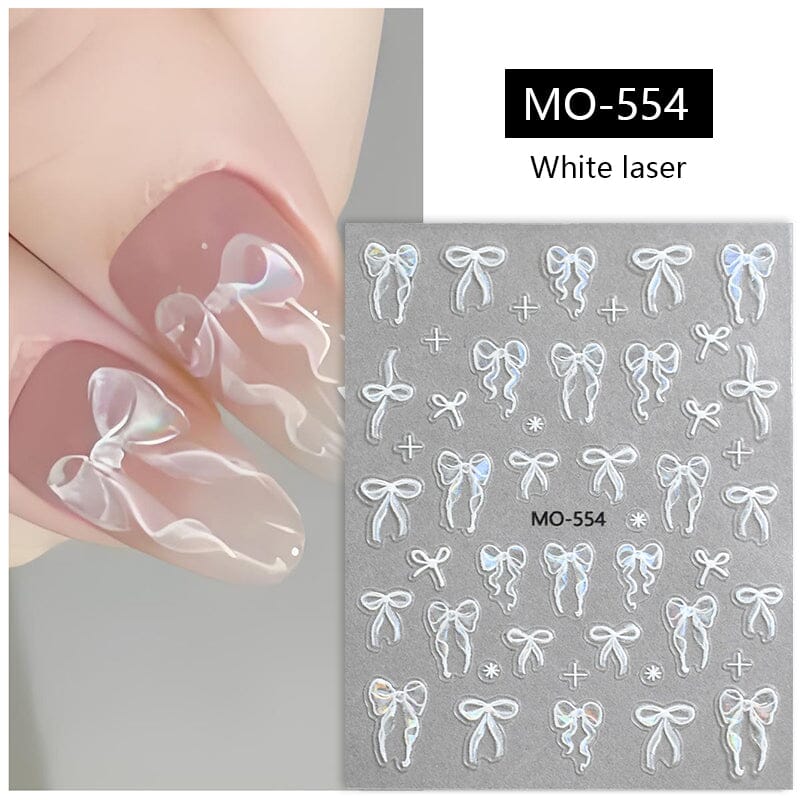 Bowknot 3D Nail Sticker MO-554 Nail Art No Brand 