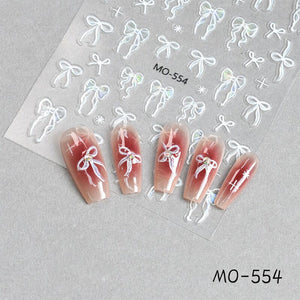 Bowknot 3D Nail Sticker MO-554 Nail Art No Brand 
