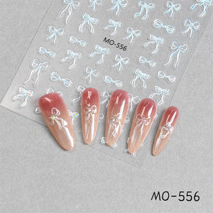 Bowknot 3D Nail Sticker MO-556 Nail Art No Brand 