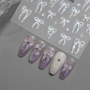 Bowknot 3D Nail Sticker MO-554 Nail Art No Brand 