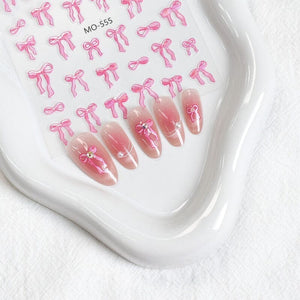 Bowknot 3D Nail Sticker MO-555 Nail Art No Brand 