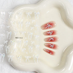 Bowknot 3D Nail Sticker MO-554 Nail Art No Brand 