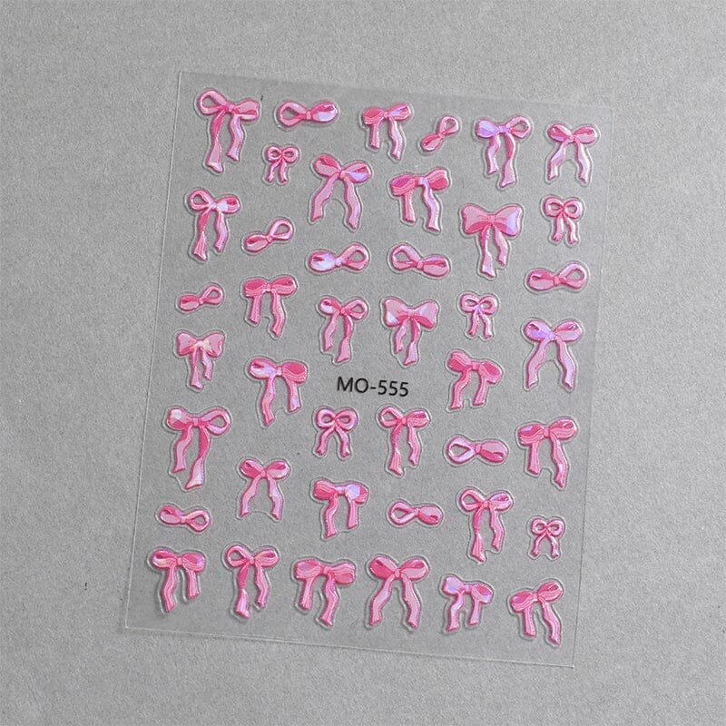 Bowknot 3D Nail Sticker MO-555 Nail Art No Brand 