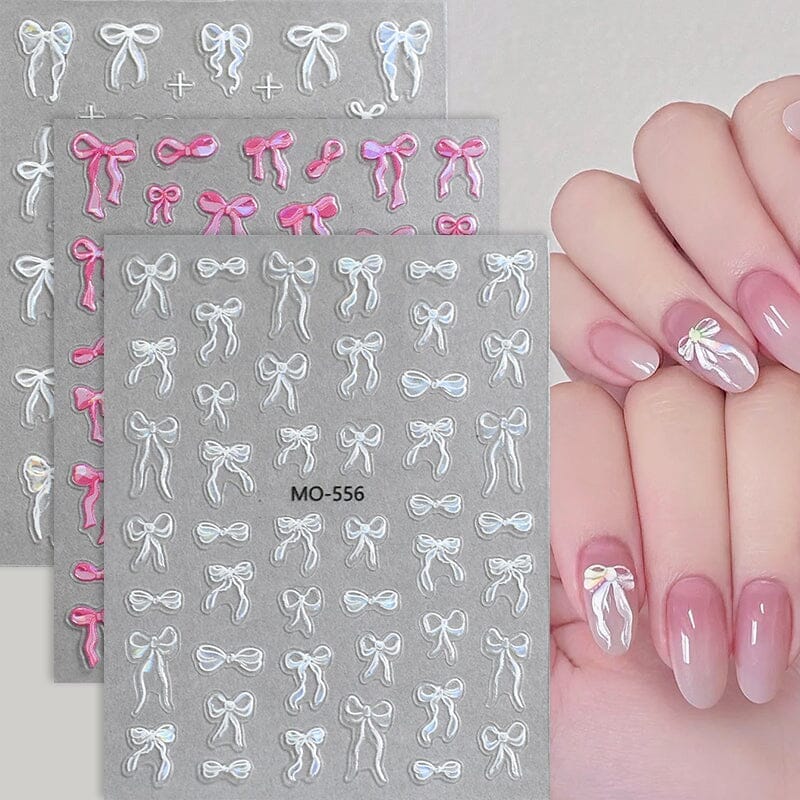 Bowknot 3D Nail Sticker MO-556 Nail Art No Brand 