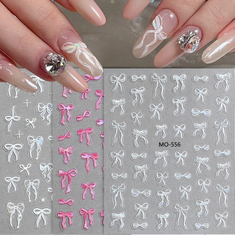 Bowknot 3D Nail Sticker MO-556 Nail Art No Brand 
