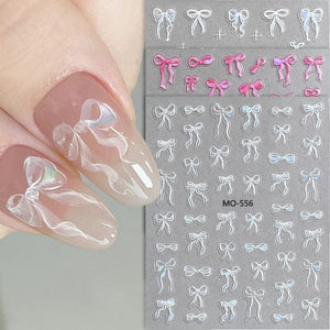 Bowknot 3D Nail Sticker MO-555 Nail Art No Brand 