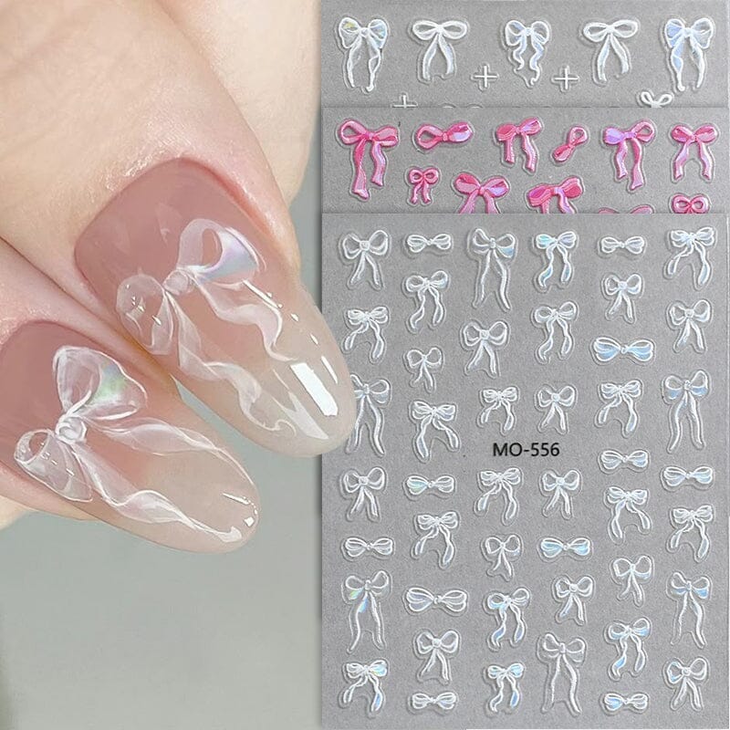 Bowknot 3D Nail Sticker MO-555 Nail Art No Brand 