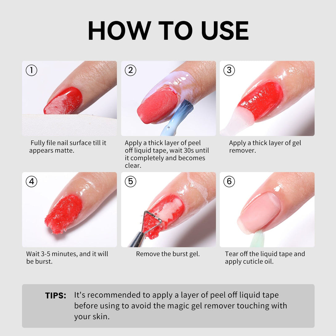 Magic Gel Remover 60g Gel Nail Polish BORN PRETTY 
