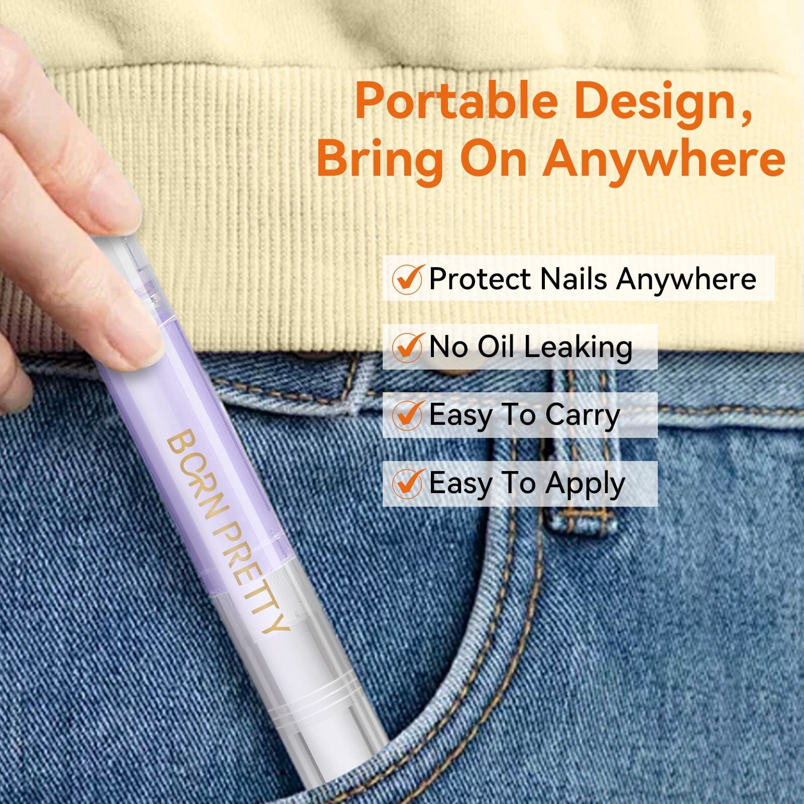 6pcs Nail Cuticle Oil Pen Set Tools & Accessories BORN PRETTY 