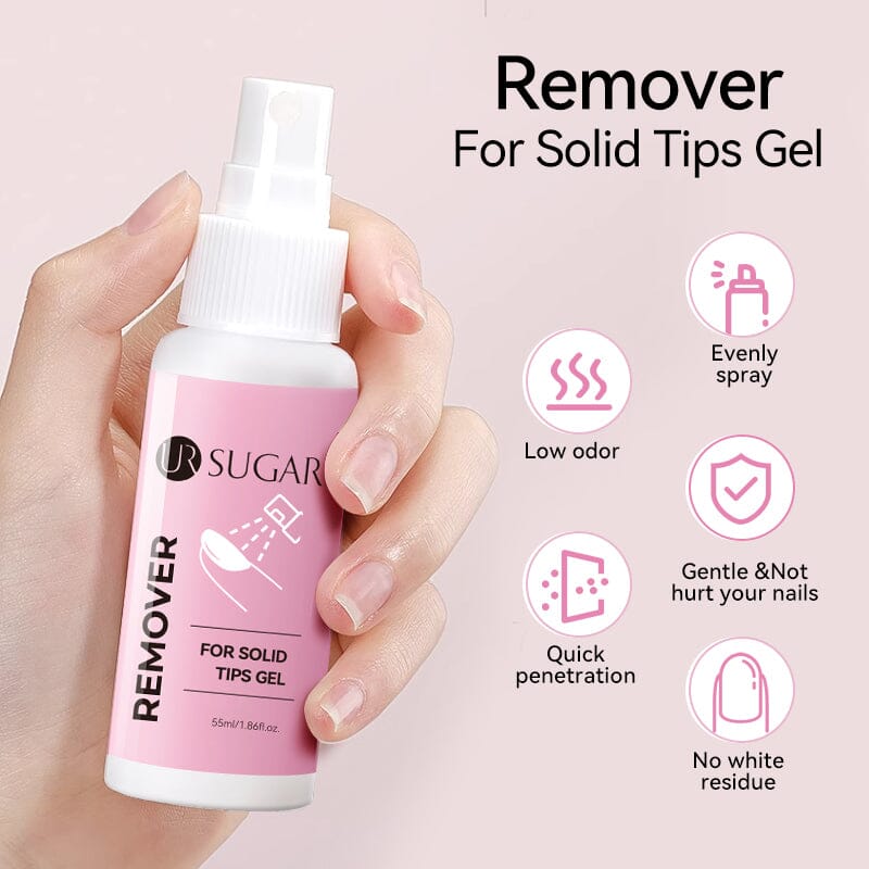 Remover For Solid Tips Gel 55ml Nail Care UR SUGAR 