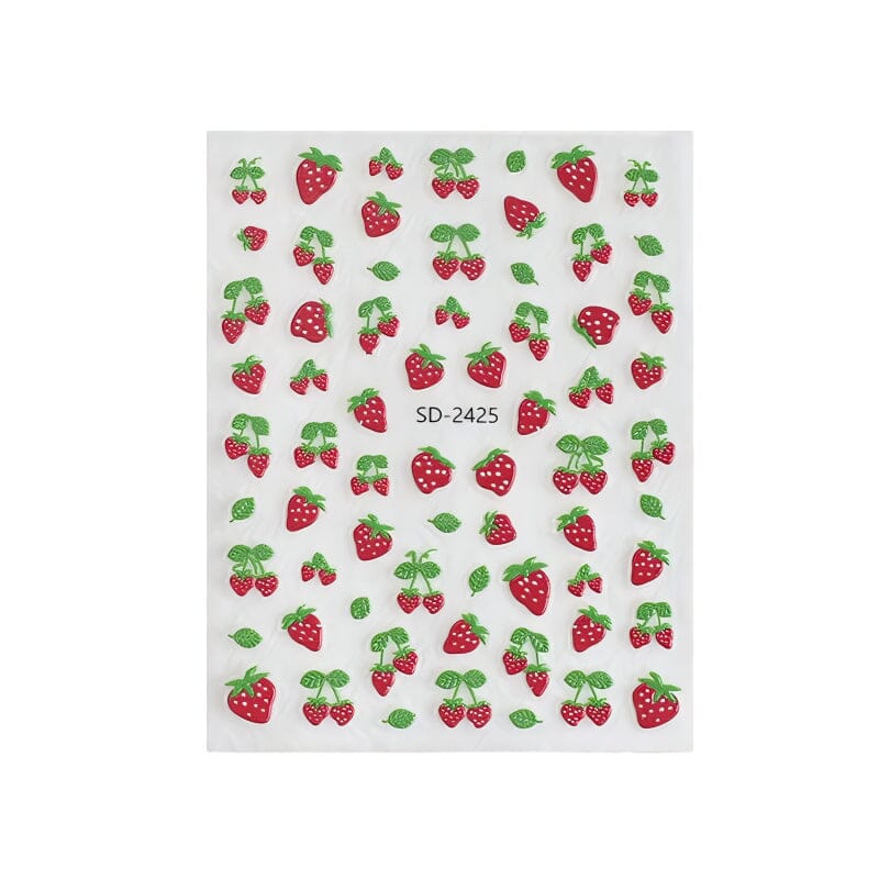 3D Nail Sticker SD-2425 Clearance No Brand 