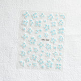 Translucent Embossed Flowers 3D Nail Stickers Clearance No Brand MO-560 