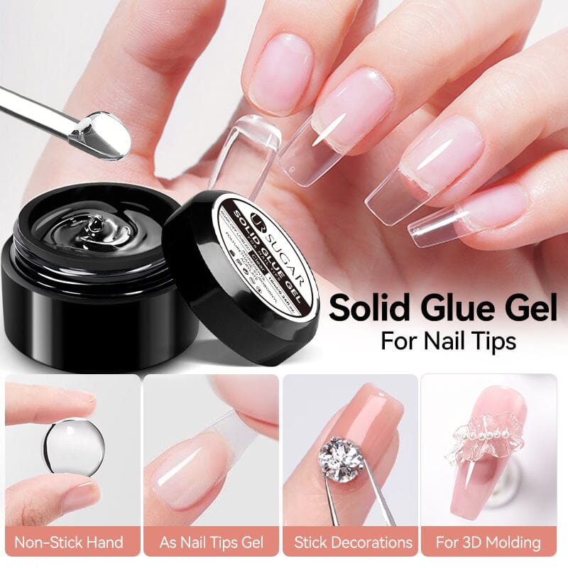 Solid Glue Gel For Nail Tips 10ml Gel Nail Polish UR SUGAR 