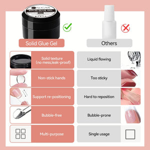 Solid Glue Gel For Nail Tips 10ml Gel Nail Polish UR SUGAR 