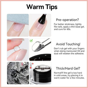 Solid Glue Gel For Nail Tips 10ml Gel Nail Polish UR SUGAR 