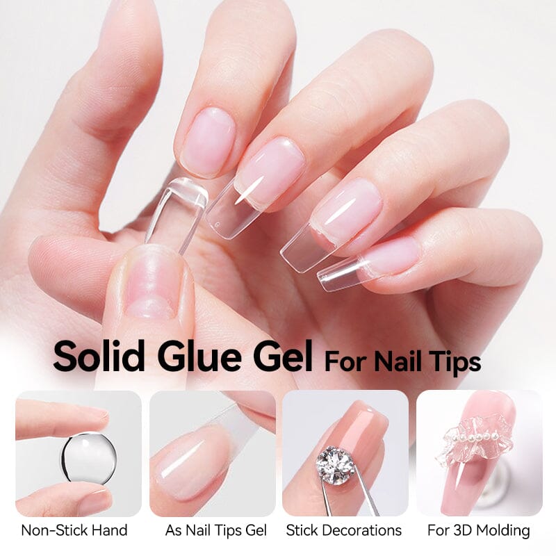 Solid Glue Gel For Nail Tips 10ml Gel Nail Polish UR SUGAR 
