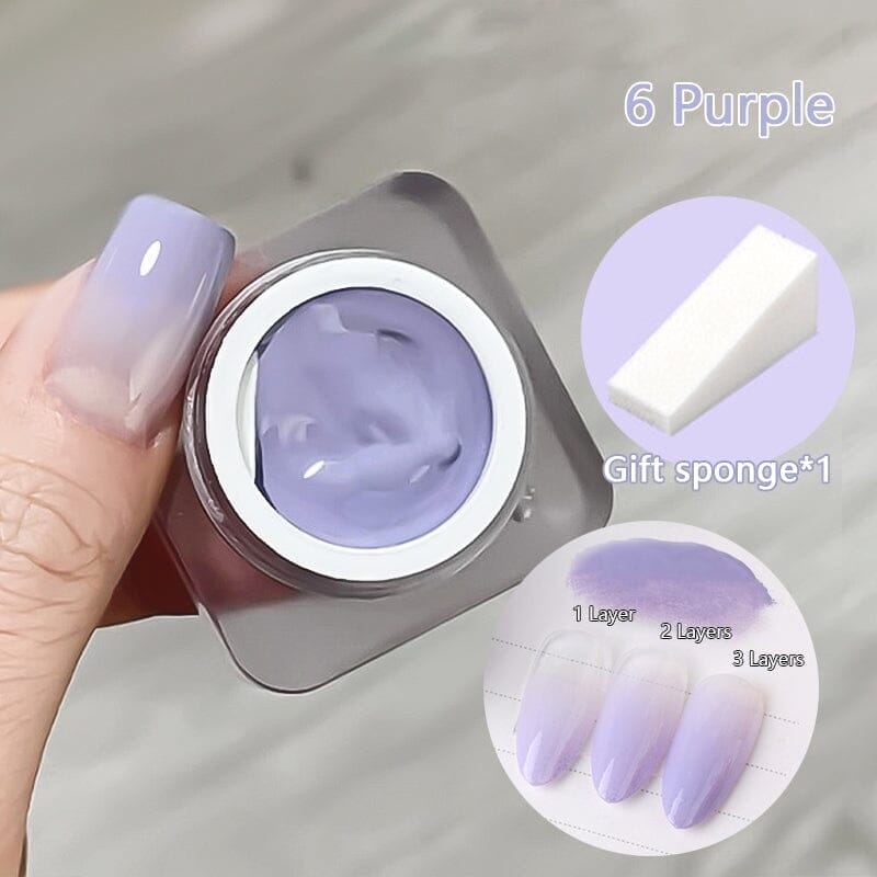 Pat Painting Gel 8ml with Sponge Gel Nail Polish No Brand 06 