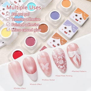 Pat Painting Gel 8ml with Sponge Gel Nail Polish No Brand 