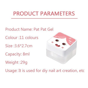 Pat Painting Gel 8ml #2 Green with Sponge Clearance No Brand 