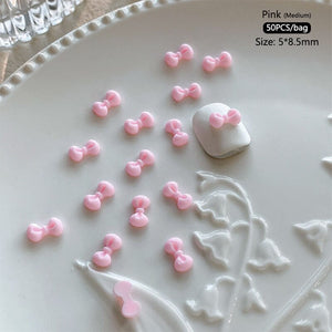 50pcs Bowknot Plastic Nail Art Decorations Nail Decoration No Brand 11 