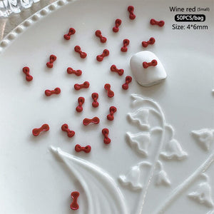 50pcs Bowknot Plastic Nail Art Decorations Nail Decoration No Brand 19 