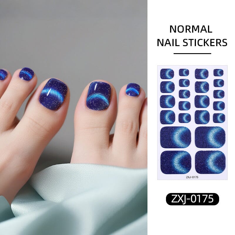 22 Tips Toenail Cat Magnetic Full Cover Nail Stickers ZXJ Series Clearance No Brand 