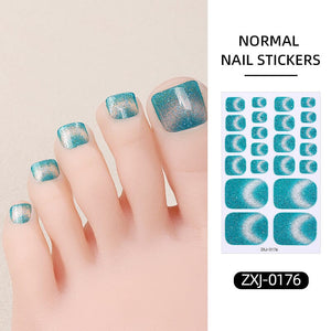 22 Tips Toenail Cat Magnetic Full Cover Nail Stickers ZXJ Series Clearance No Brand ZXJ-0176 
