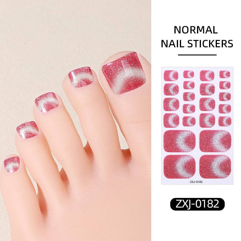 22 Tips Toenail Cat Magnetic Full Cover Nail Stickers ZXJ Series Clearance No Brand ZXJ-0182 