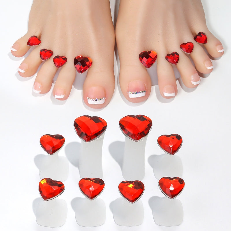 8pcs Silicone Toe Separators #10