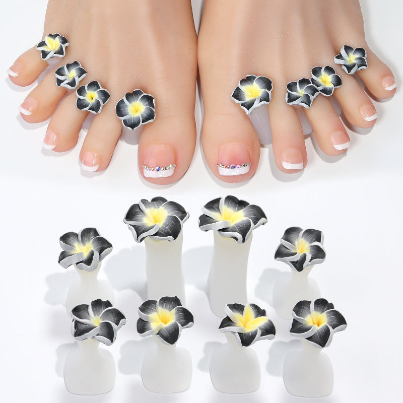 8pcs Silicone Toe Separators #08