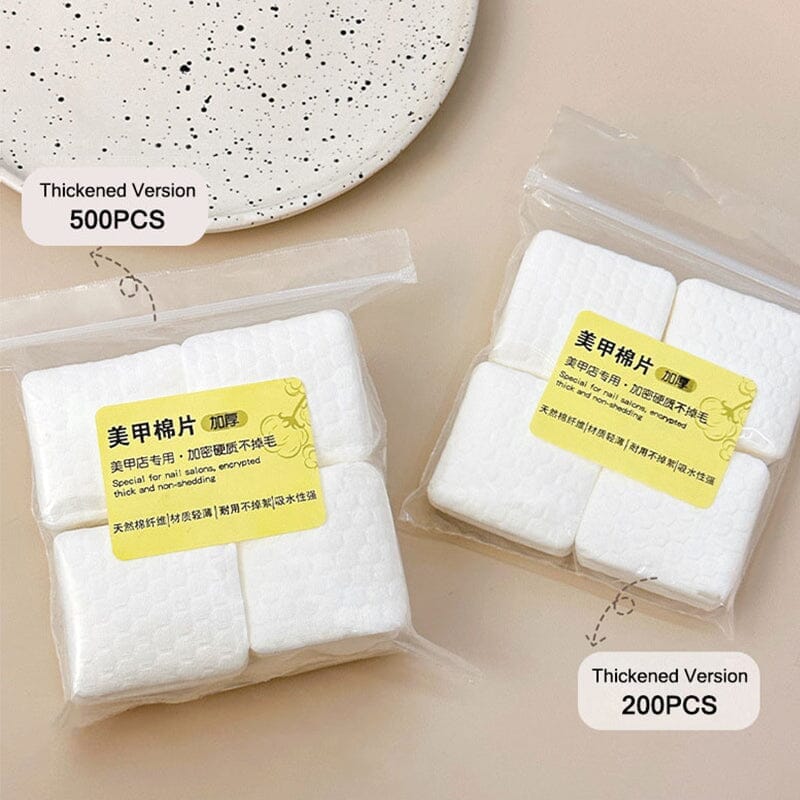 500pcs Nail Cleaning Cotton Pads Tools & Accessories No Brand 