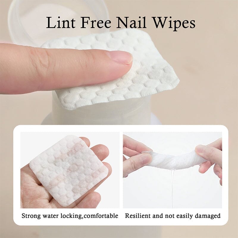 200pcs Nail Cleaning Cotton Pads Tools & Accessories No Brand 