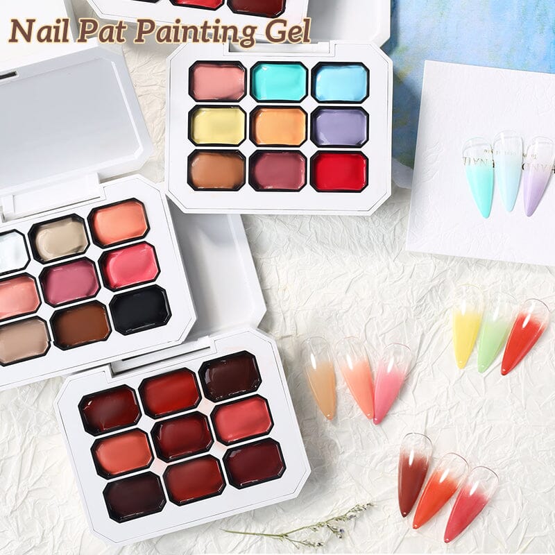 9 Colors Pat Painting Gel Gel Nail Polish No Brand 