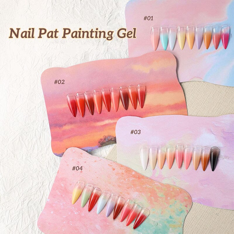 9 Colors Pat Painting Gel Gel Nail Polish No Brand 