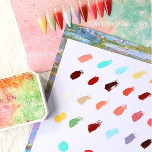 9 Colors Pat Painting Gel Gel Nail Polish No Brand 
