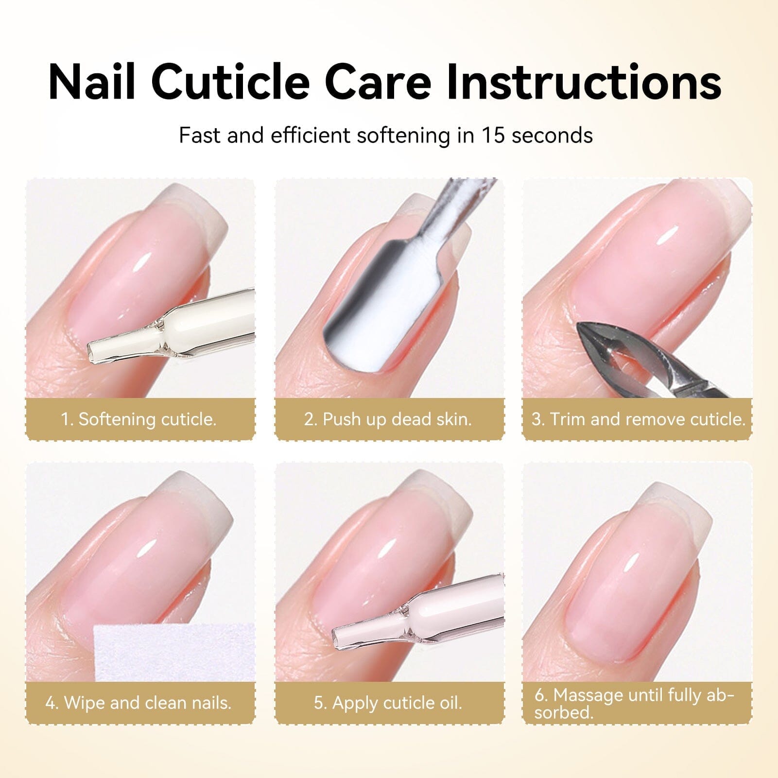 2pcs Set Nail Cuticle Remover & Cuticle Oil 20ml Tools & Accessories BORN PRETTY 