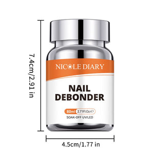 Press On Nail Debonder 80ml Nail Tips NICOLE DIARY 