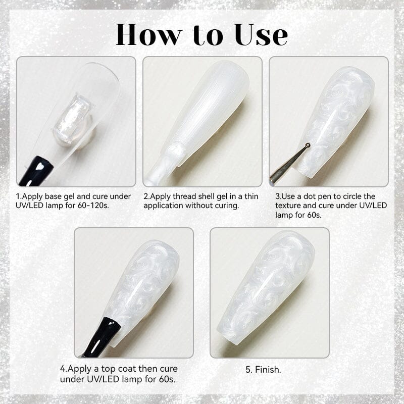 Thread Shell Gel 15ml Gel Nail Polish NICOLE DIARY 