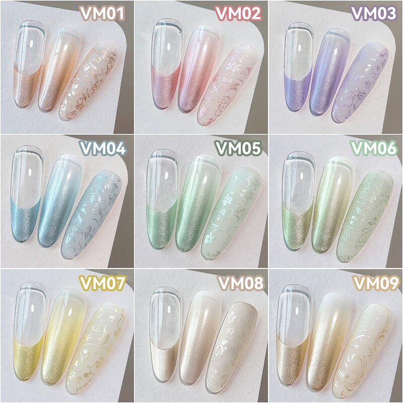 9 Colors 4 in 1 Pat Painting Gel Veiled Moon Gel Nail Polish UR SUGAR 