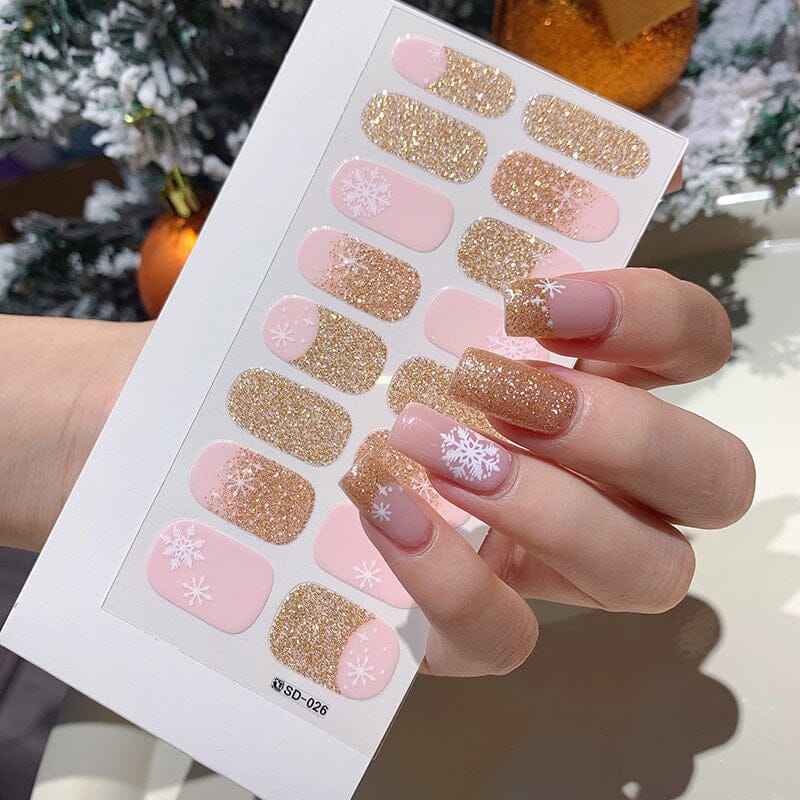 16 Tips Christmas Full Cover Nail Stickers