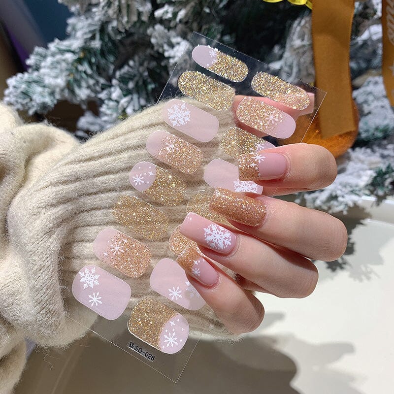 16 Tips Christmas Full Cover Nail Stickers