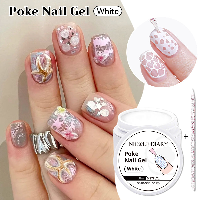 Poke Nail Gel White 8ml